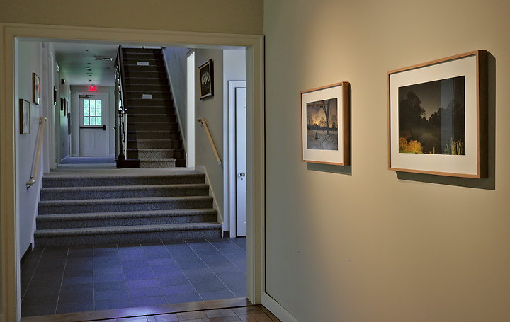 Frozen Period installation view - portion of north wall and permanent installation
