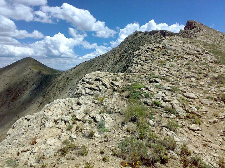 Monkey Mountain ridge (facing south)