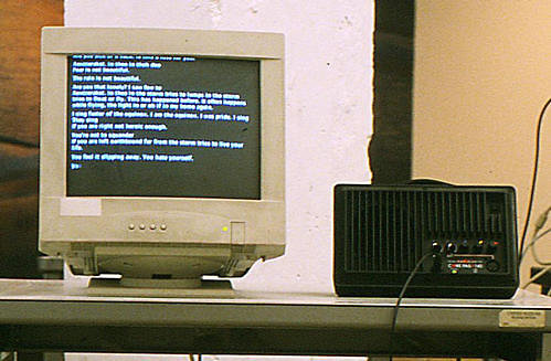 Poetry Computer (detail)